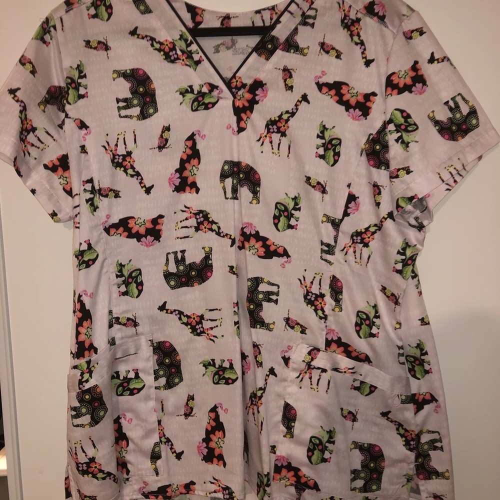 Scrub Kulture Top